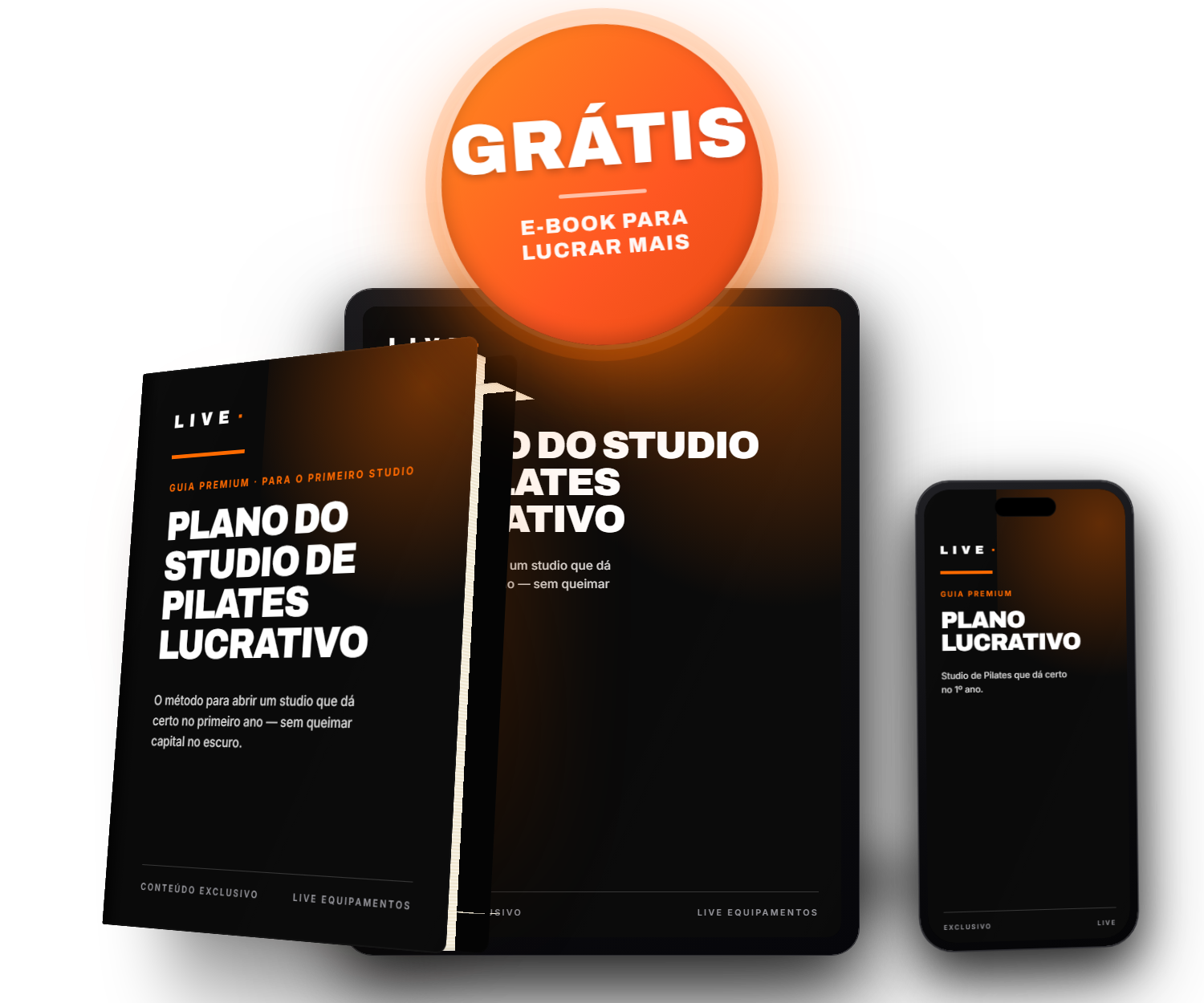 E-book gratuito Plano do Studio de Pilates Lucrativo - Live